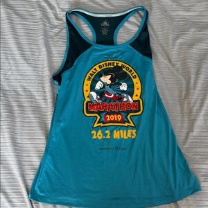 Disney Women's Teal Marathon Tank Top